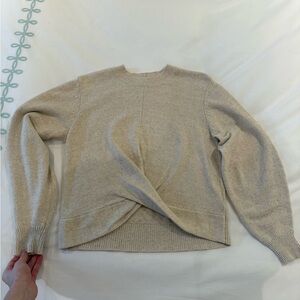Joie Beige Crew Neck Sweater